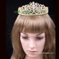 2016 New Design Crystal Tiara Gold Plated Rhinestone Crown